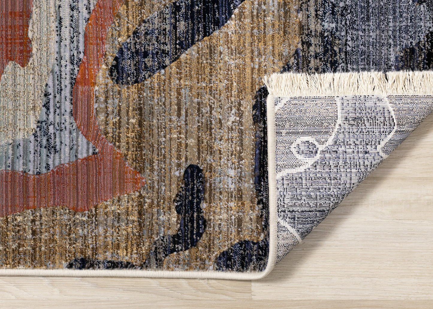 Contemporary Organic Beige Area Rug