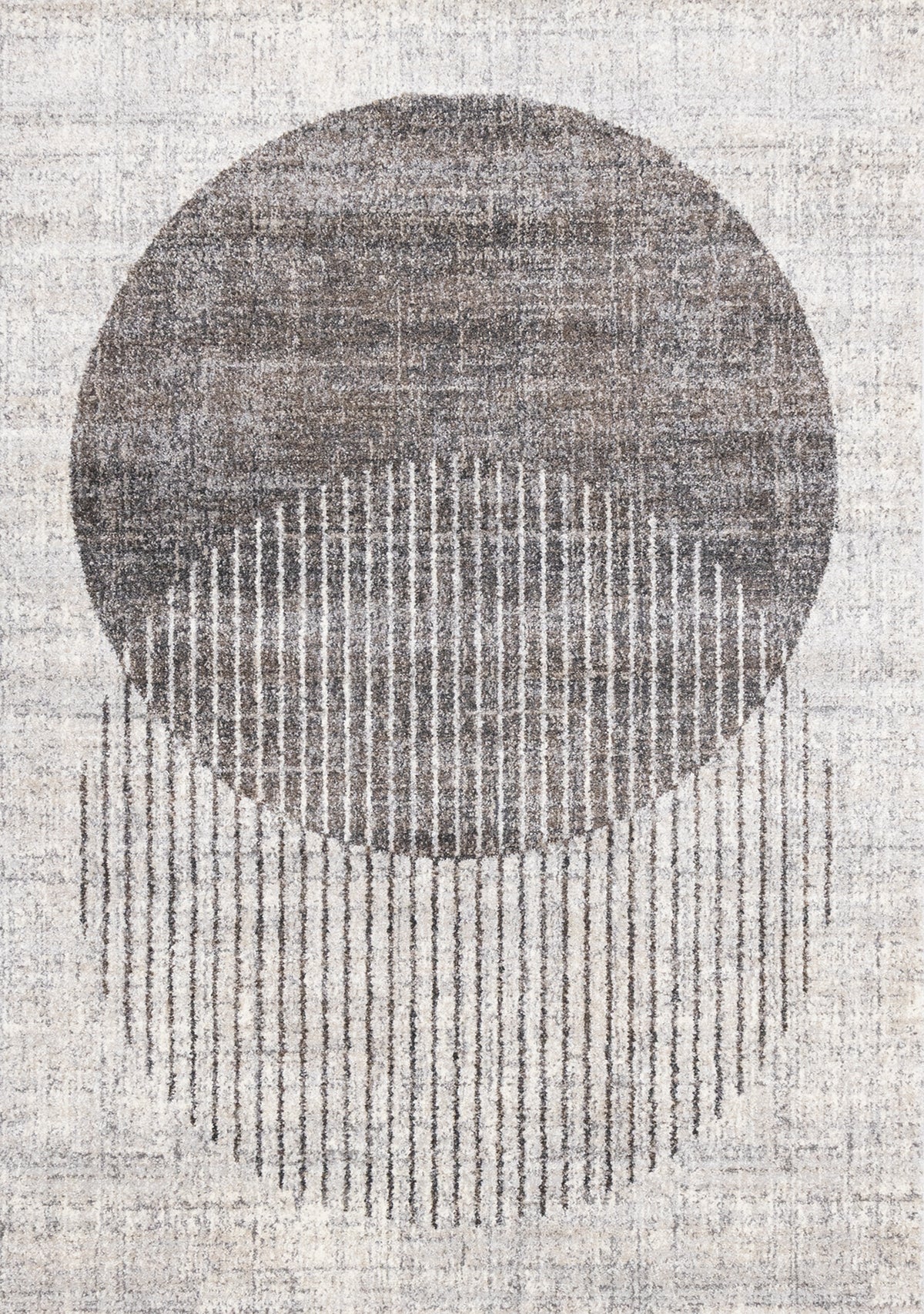 Tapis gris vieilli artistique