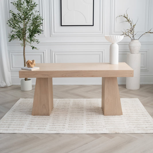 Tapis beige abstrait moderne Astra