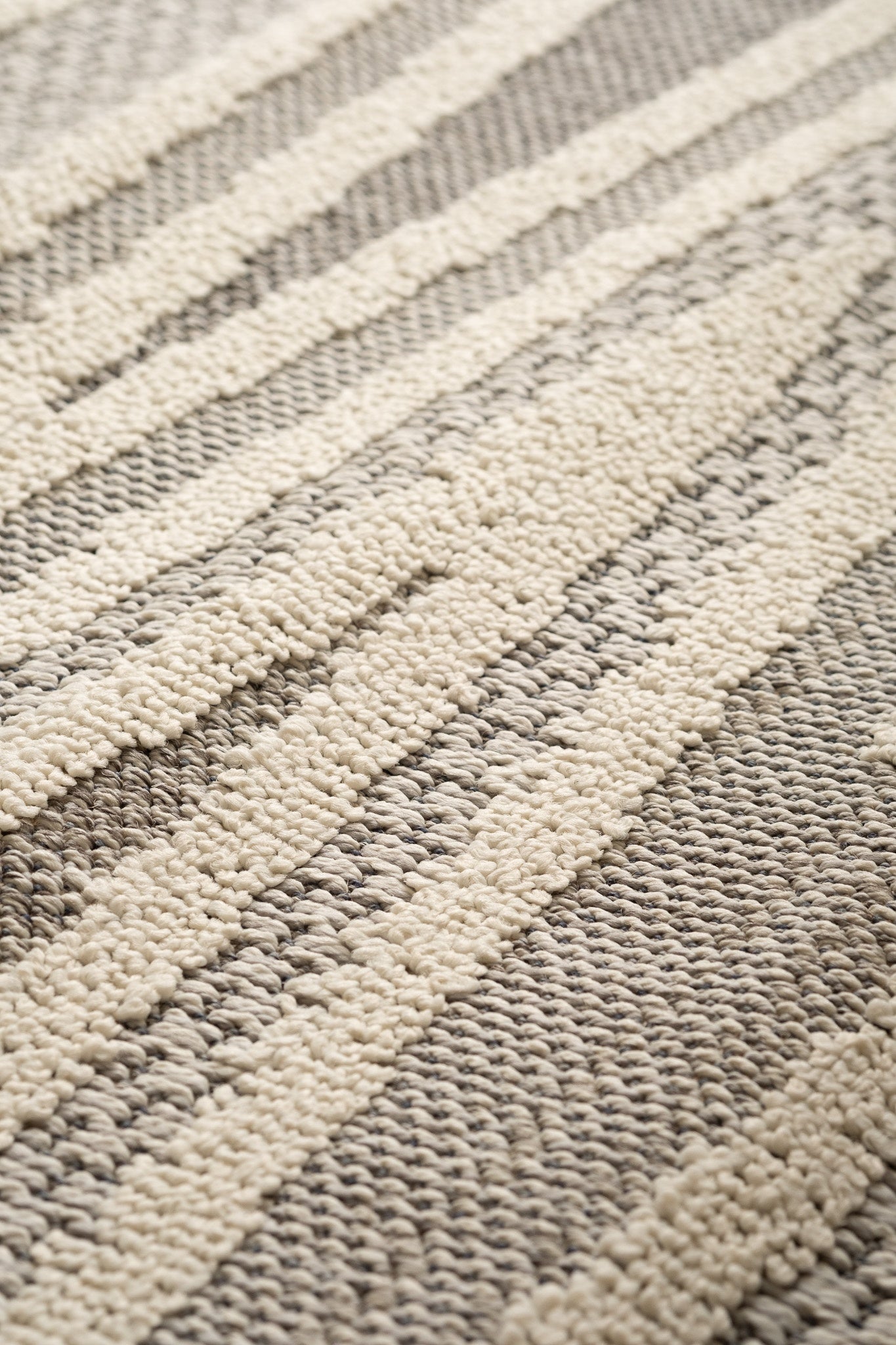 Alfombra gris moderna abstracta de Hogar