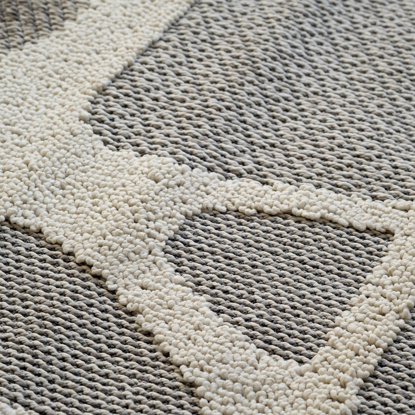 Hogar Abstract Modern Grey Rug