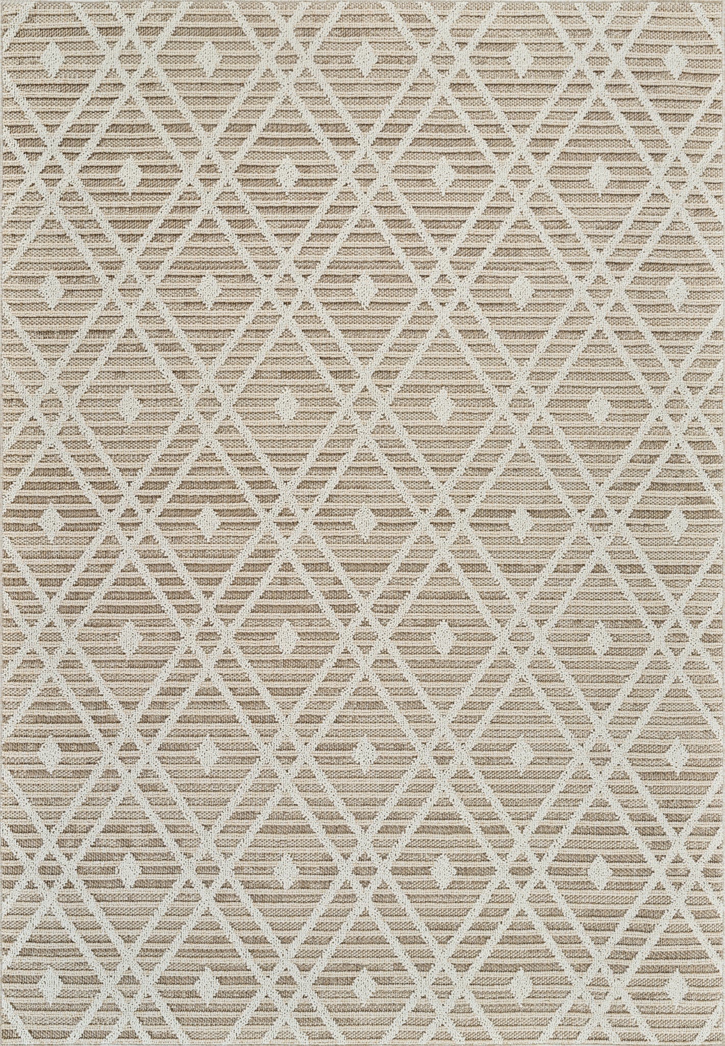Alfombra marrón moderna abstracta de Hogar