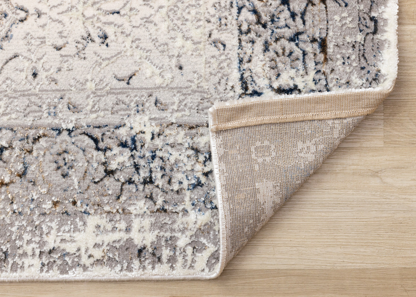 Traditional Border Elegant Cream Area Rug