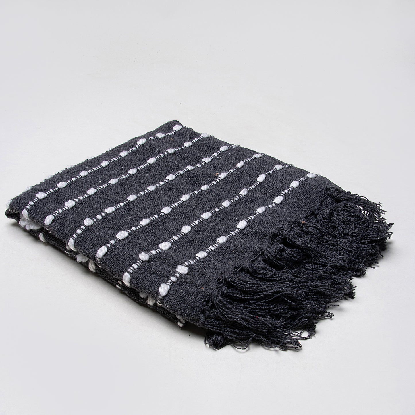 Decorative Throw Charcoal