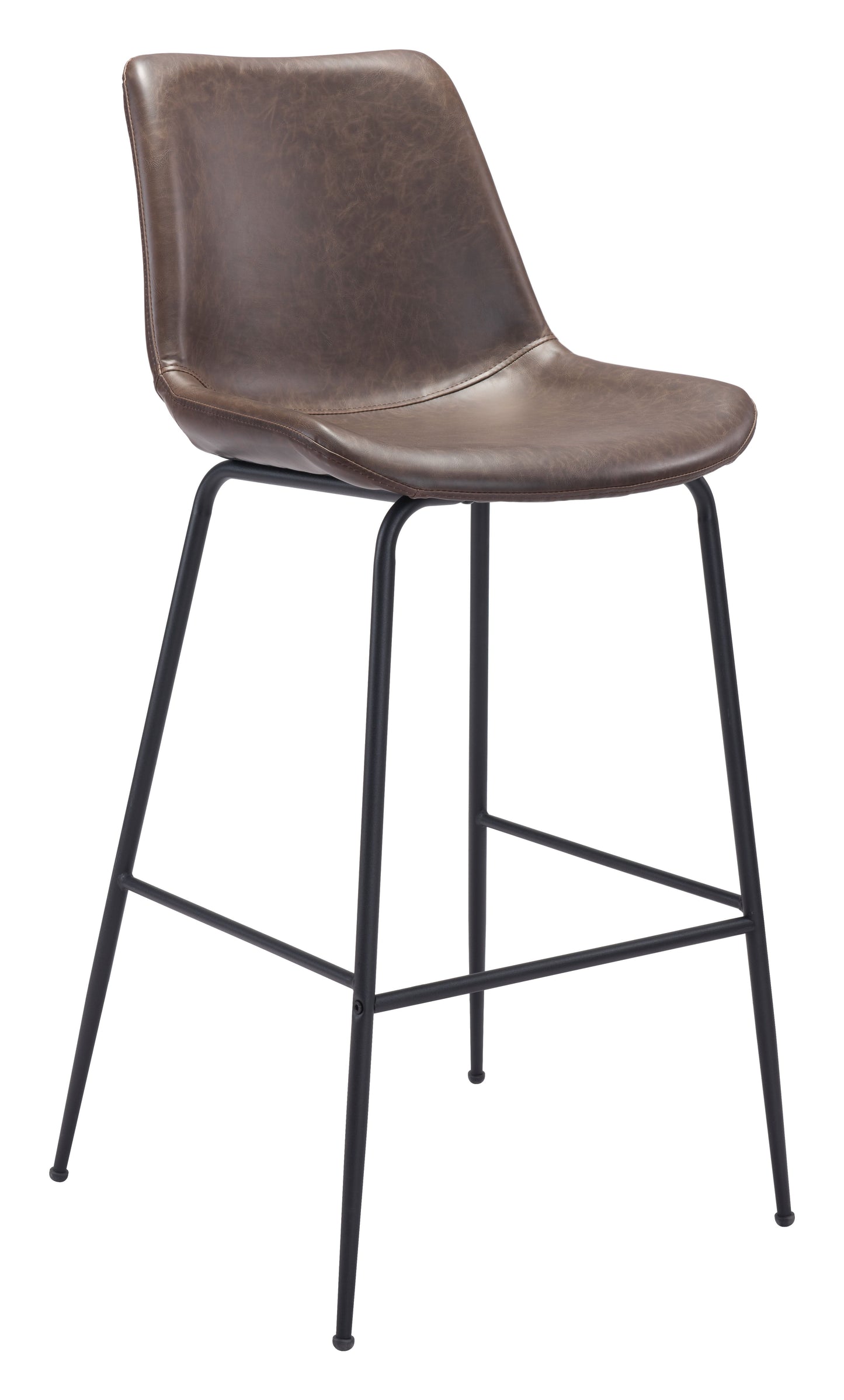 Tabouret de bar Byron marron