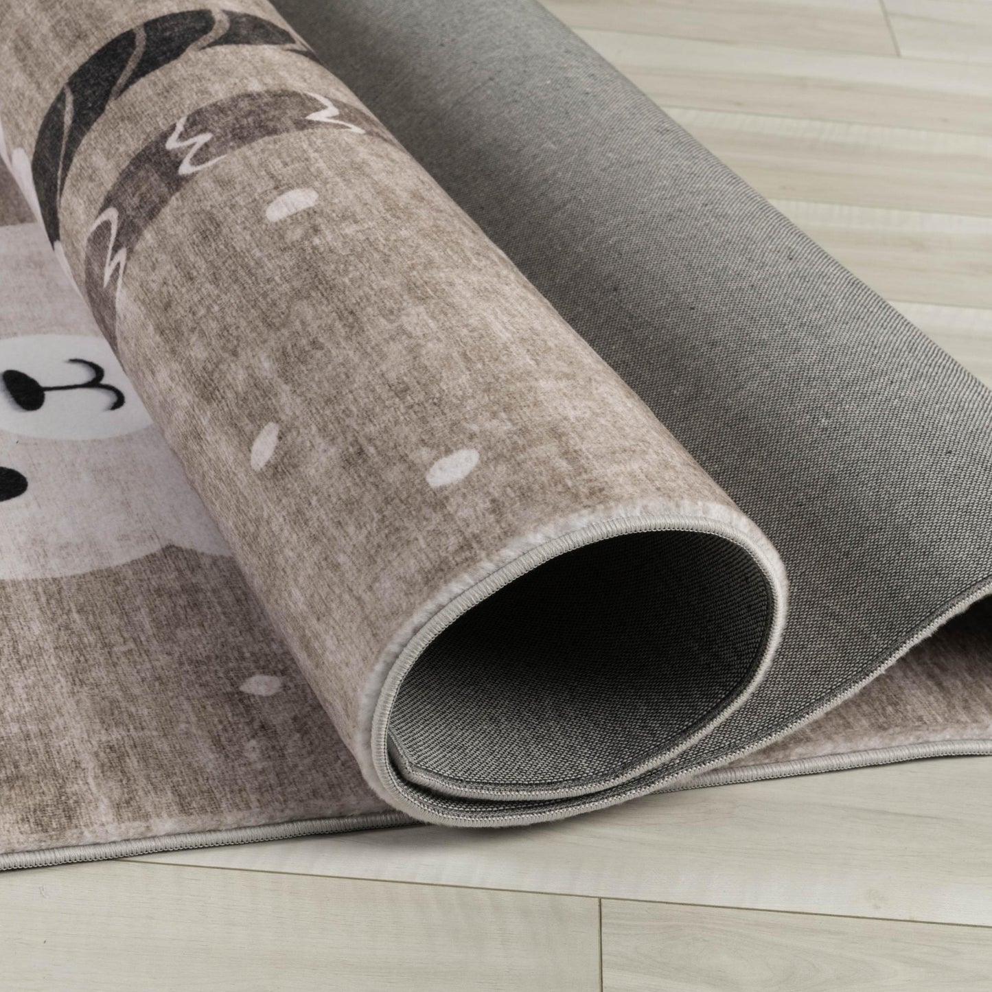 Tapis de jeu Soft Steps Playtime Lama, tapis doux marron