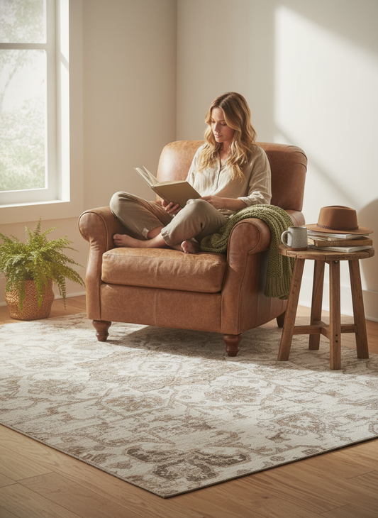 Cadence Vintage South-Western Cream Rug