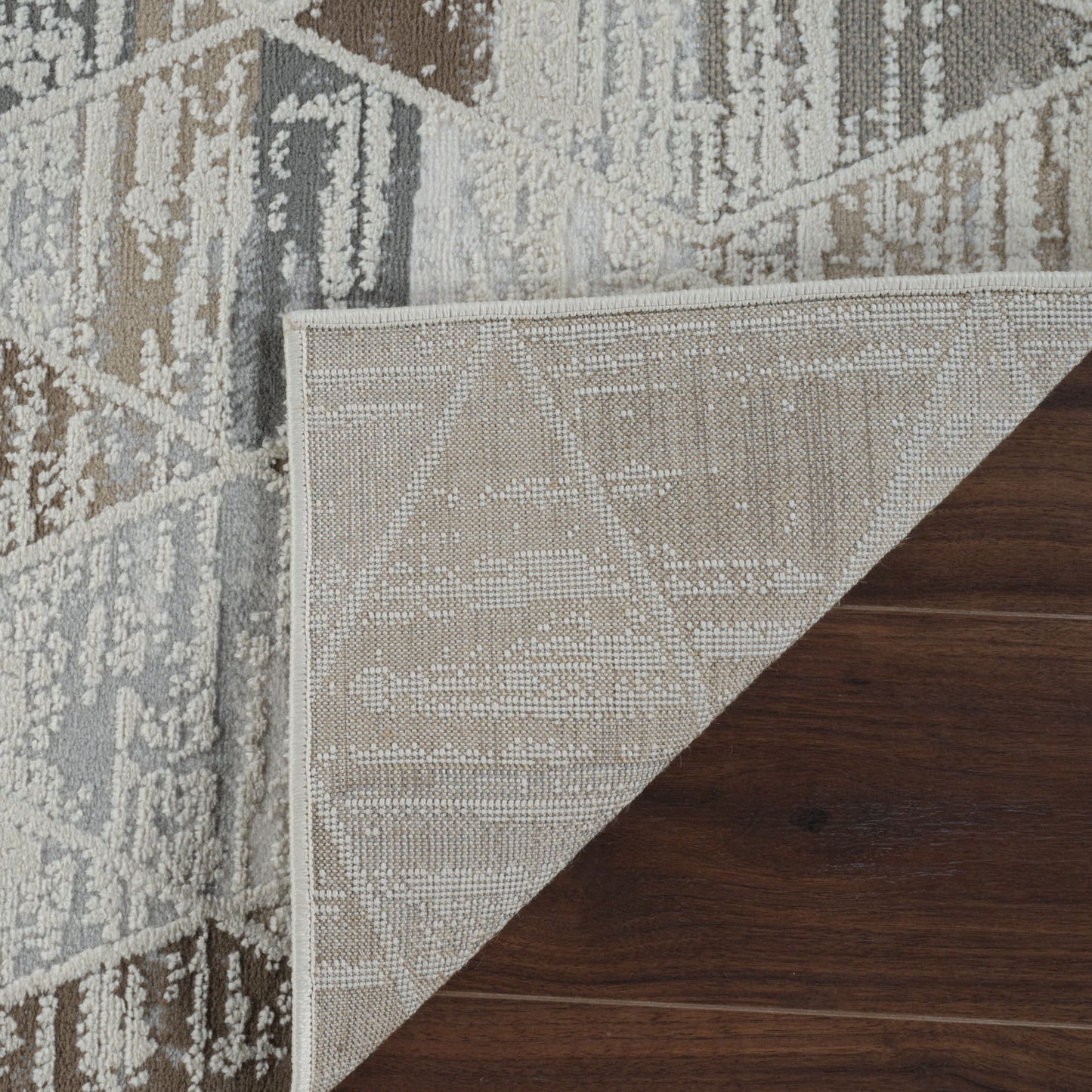 Alfombra beige moderna abstracta Nomad