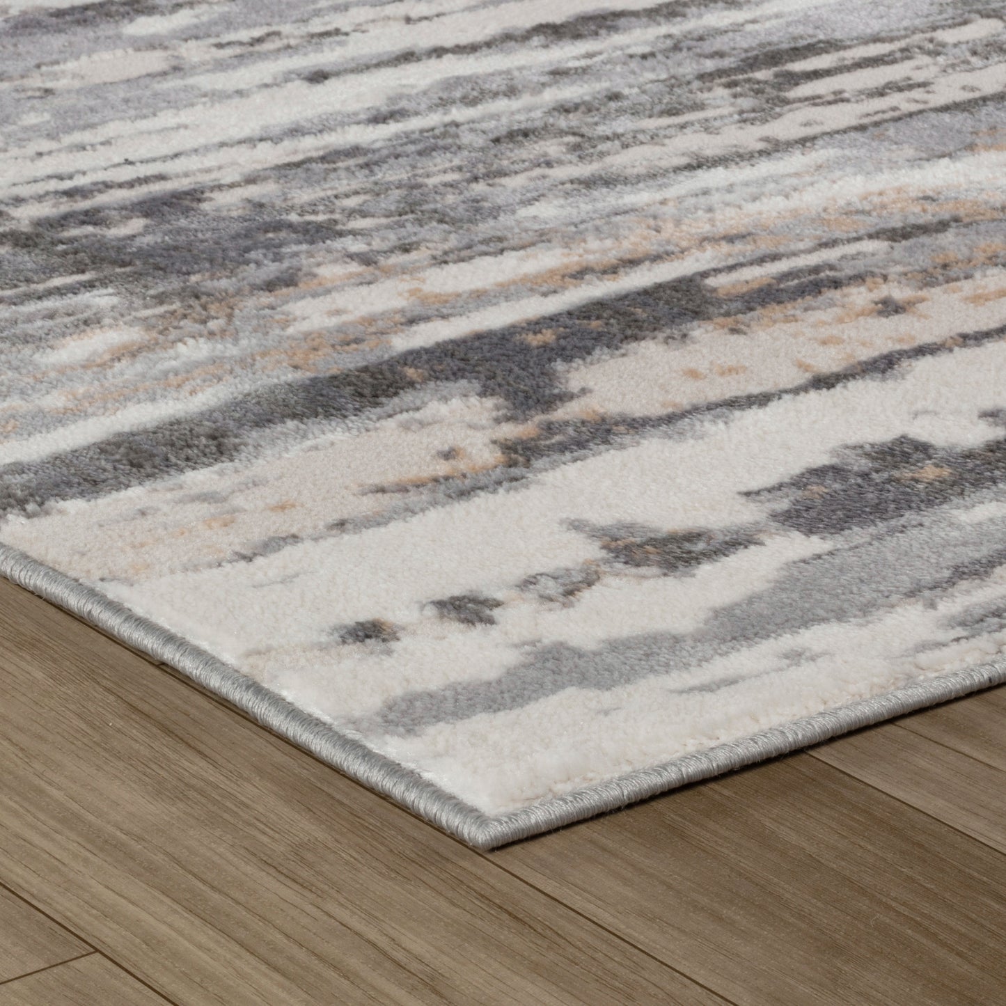Alfombra abstracta beige Atlas Lines