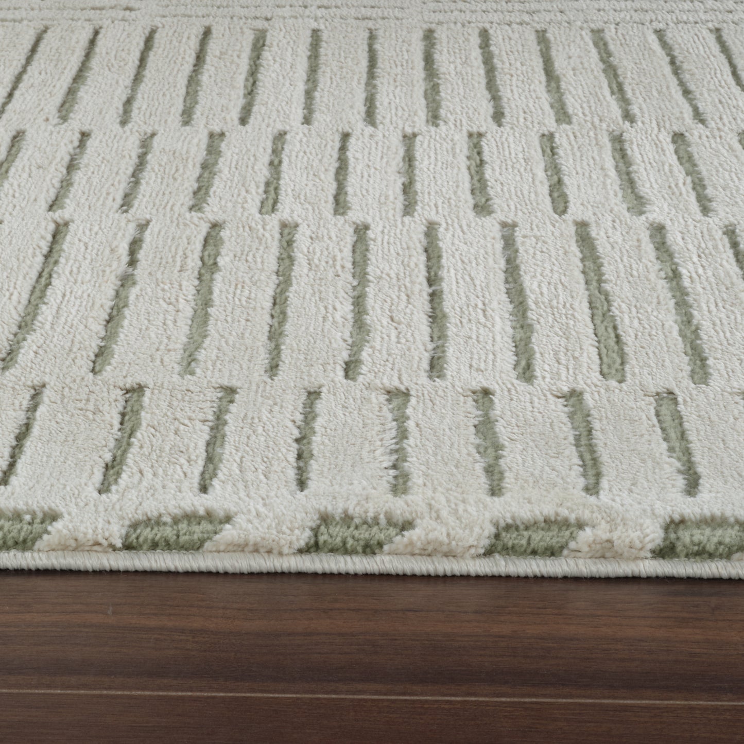 Alfombra Domus Abstract Modern Verde Oliva