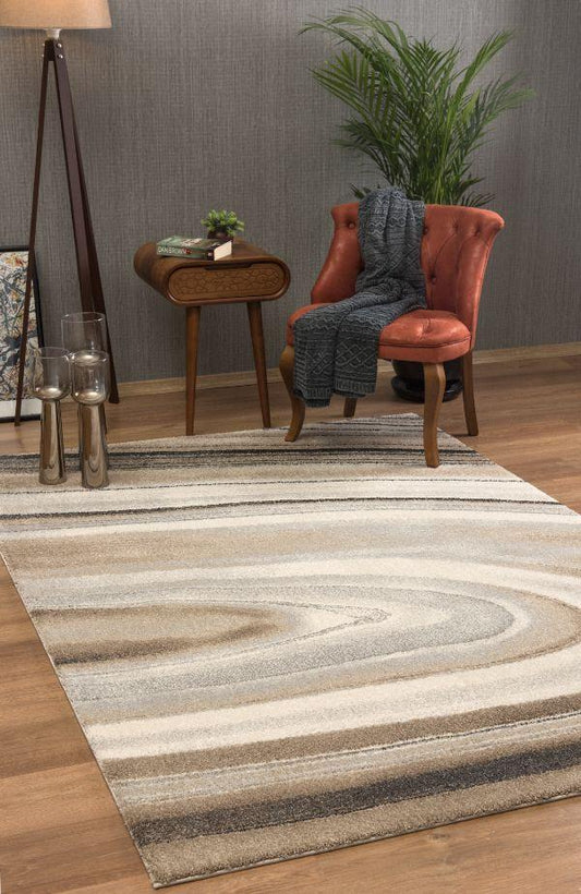 New Zealand Plush Scandinavian Contemporary Cream Rug