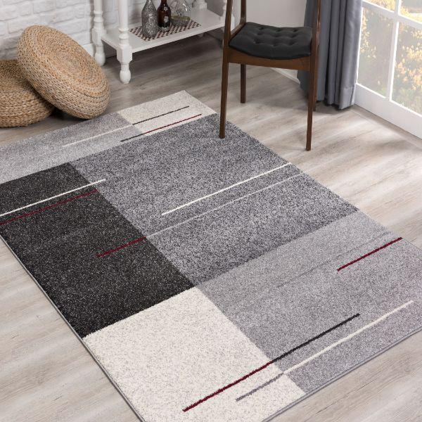 4232 CoNova Collection Modern Geometric Area Rug and Runner - Greymfort Collection Area Rugs Koshani