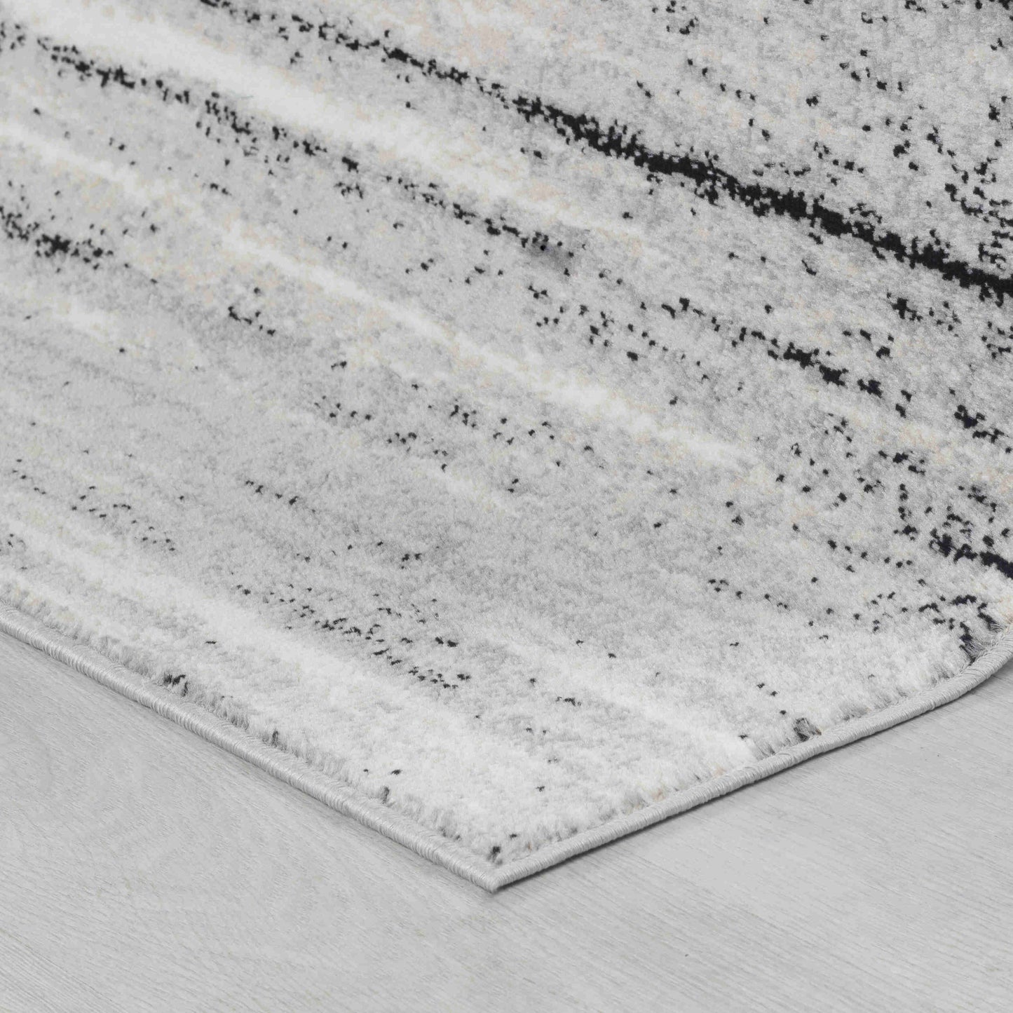 Sahra Abstract Contemporary Grey Indoor Rug