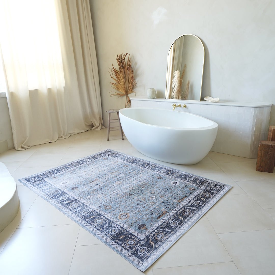 Emir South-Western Transitional Blue Rug