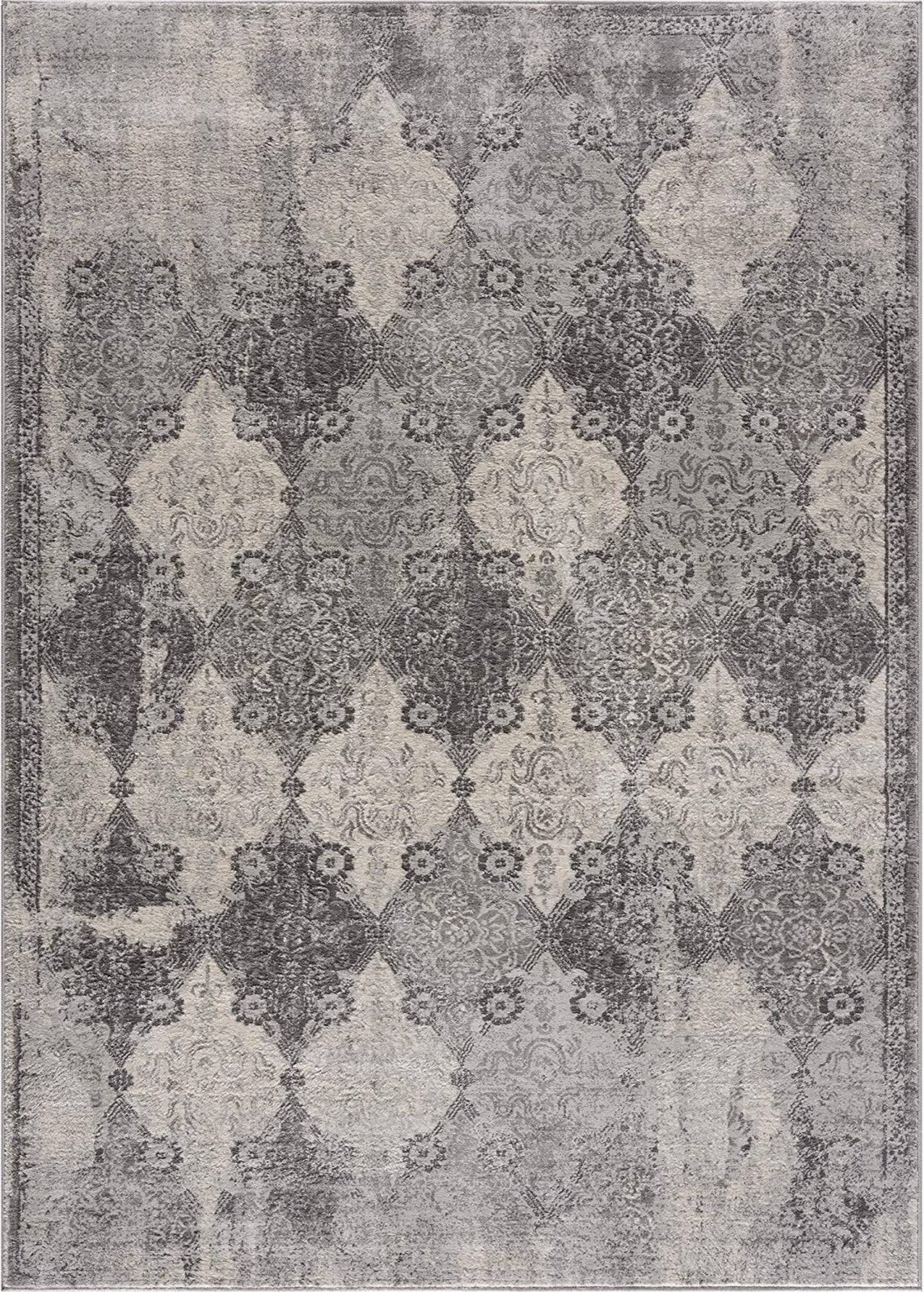 Havana Moroccan Contemporary Grey Rug