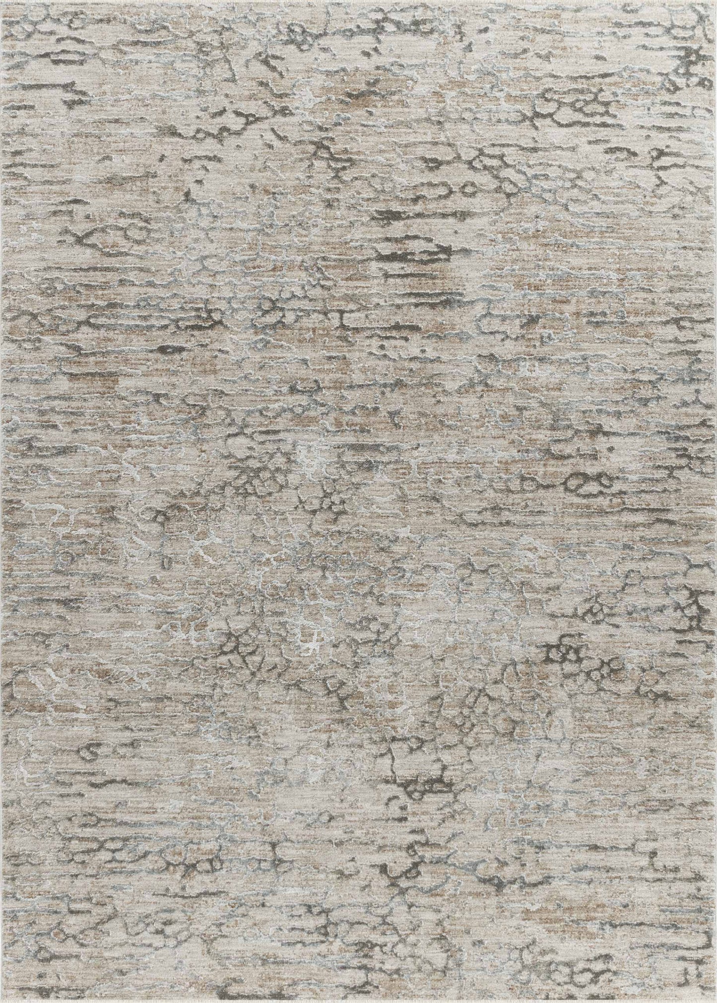 Alfombra escandinava abstracta beige Melo