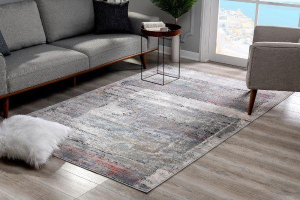 Capri Collection Modern Abstract Area Rug , Multicolor