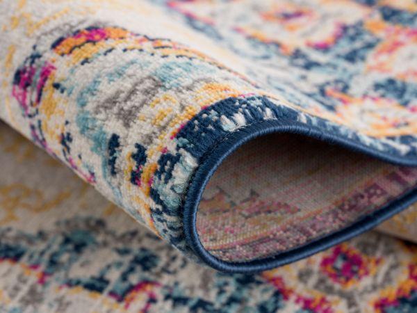 Alfombra moderna para interiores en color crema del suroeste