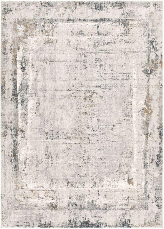 Mirage Abstract Contemporary Beige Rug