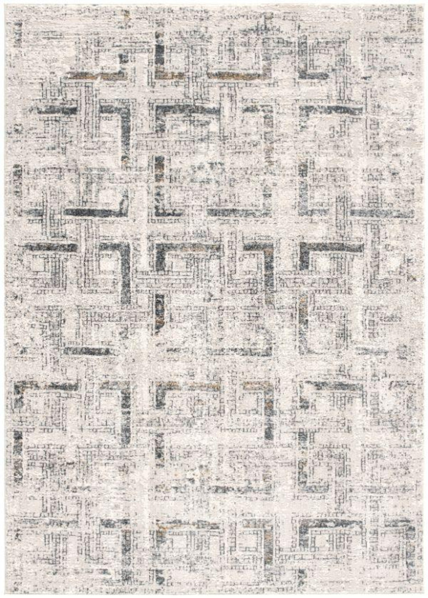 Tapis gris moderne scandinave Mirage