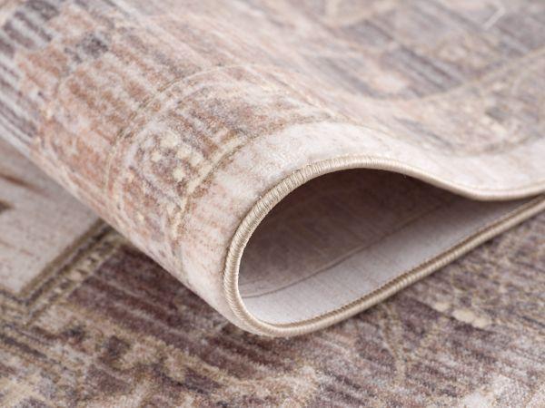 Tapis beige bohème marocain Amalfi