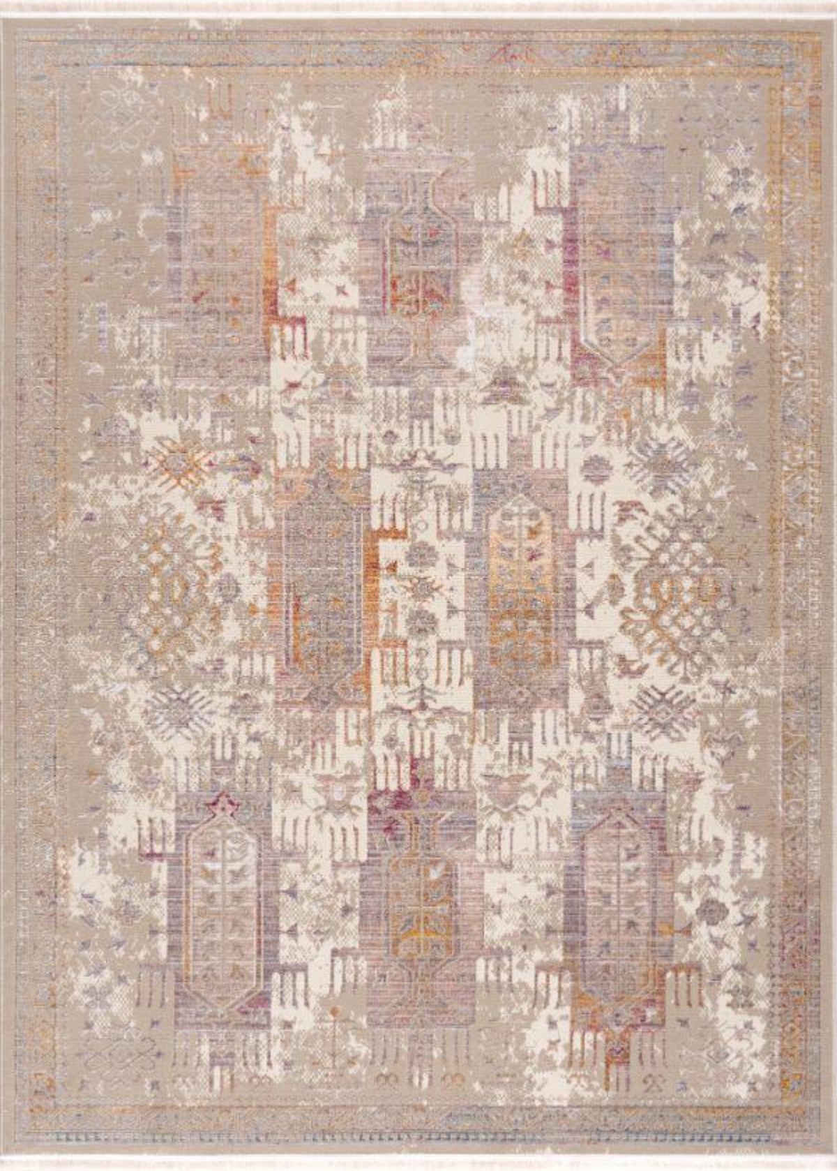 Tapis marron bohème du sud-ouest d'Amalfi