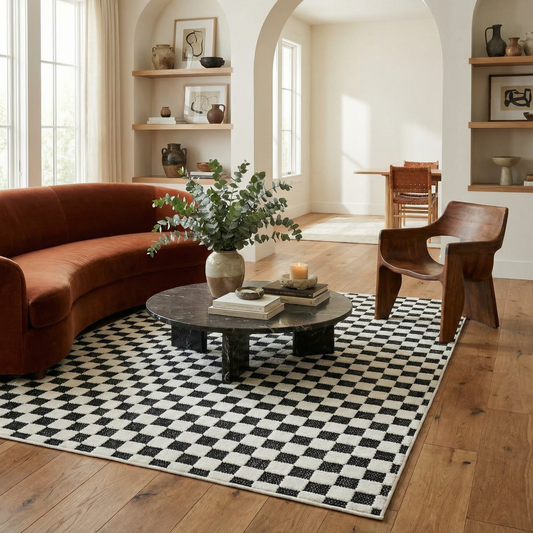The Checkerboard Rug Trend: How to Style This Bold Pattern in Every Room (2026 Guide)