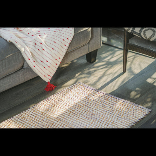 outdoor rug in the sunlight