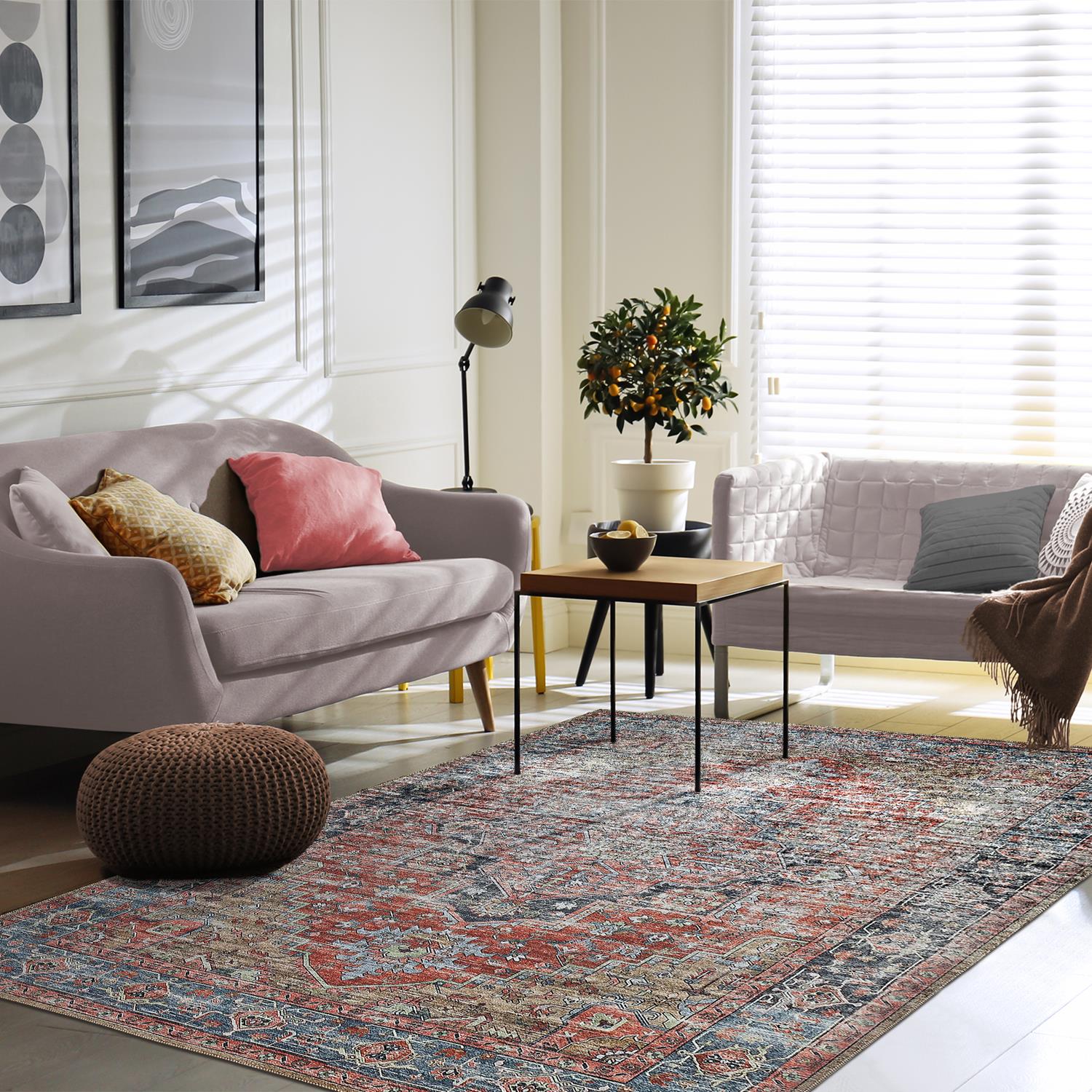 Stylish Area Rugs for Rental Apartments on a Budget