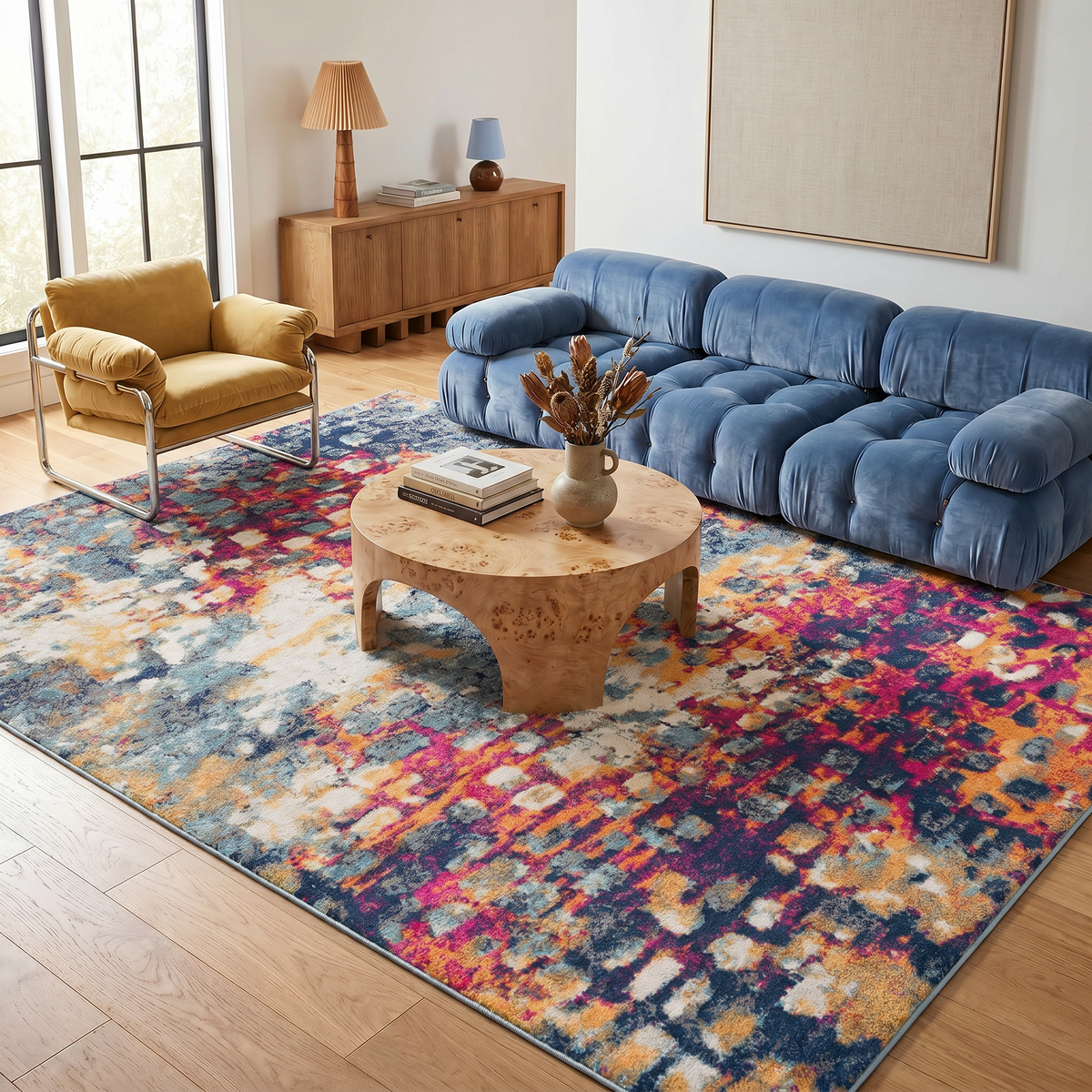 What Size Rug for a 10x12 Room? Plus 12x12 and Open Layouts