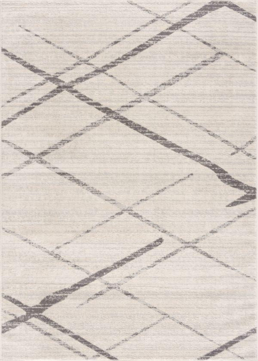 Nira Abstract Contemporary Beige and Grey Indoor Rug