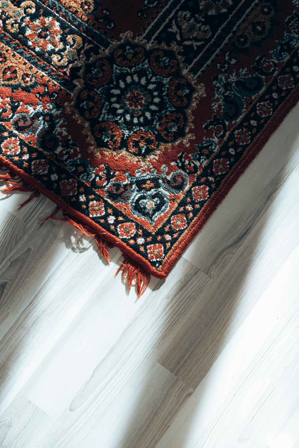 corner of the rug