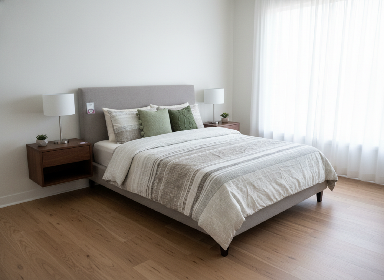 100% Jacquard Microfiber Taupe Duvet Cover Set