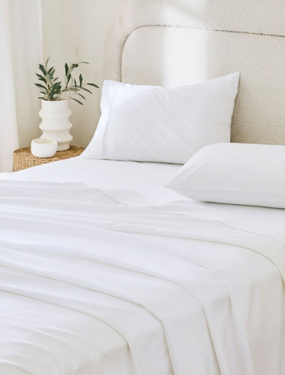 Rug Branch California California Cotton Club Pillowcases – White