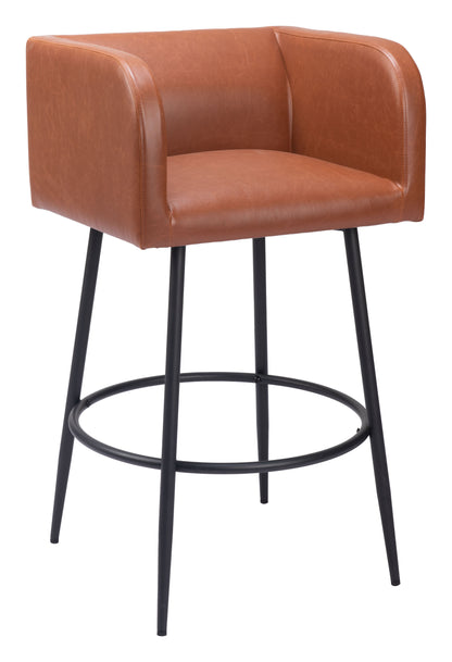 Tabouret de bar Horbat (lot de 2) marron