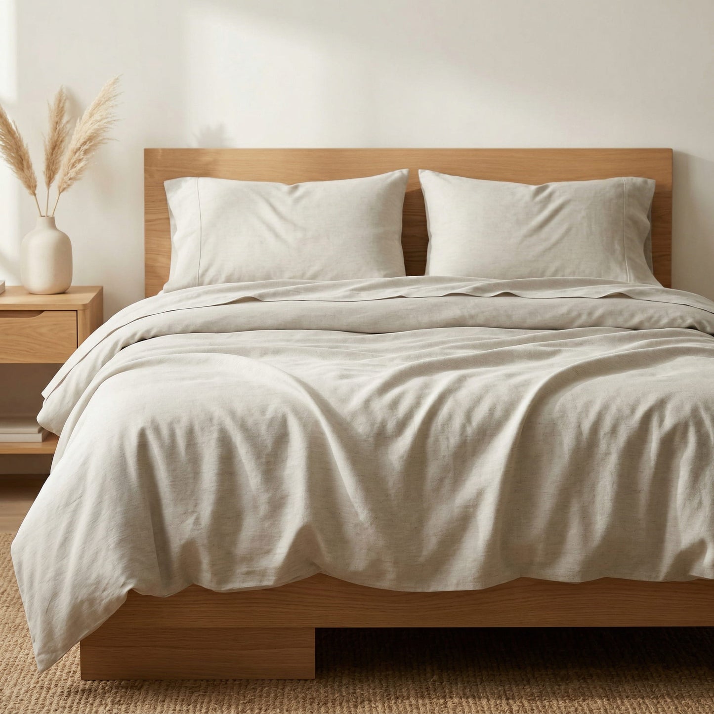 Rug Branch Bamboo Linen Natural Duvet Cover