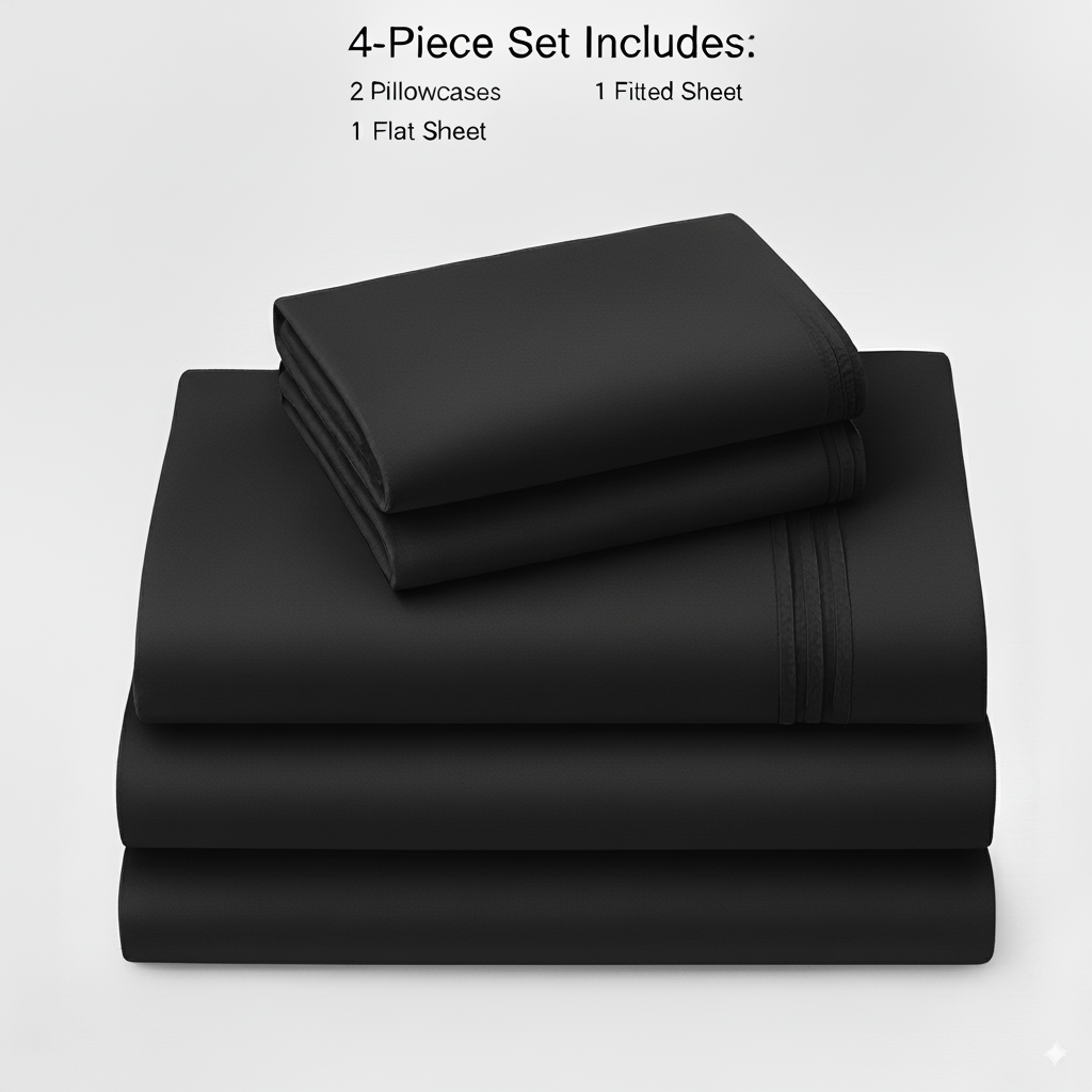 Rug Branch California Cotton Club Sheet Set-Charcoal