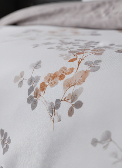 100% Cotton White Duvet Cover Set