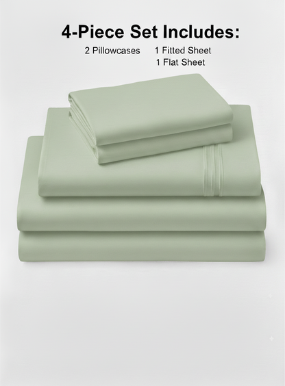 Rug Branch California Cotton Club Sheet Set - Sage