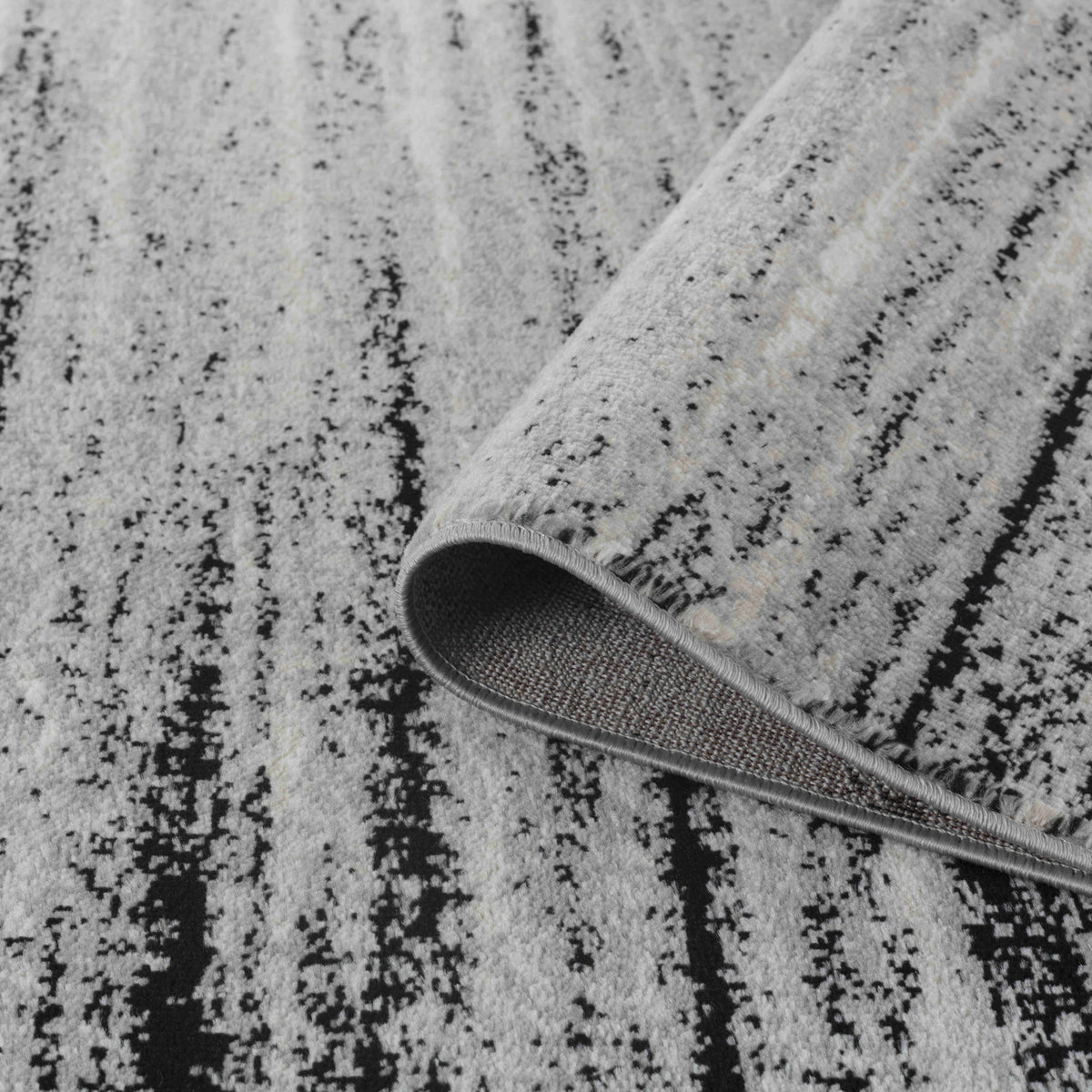 Sahra Abstract Contemporary Grey Indoor Rug