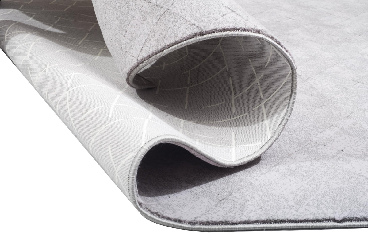 Svala Geometric Contemporary Grey and Beige Indoor Rug