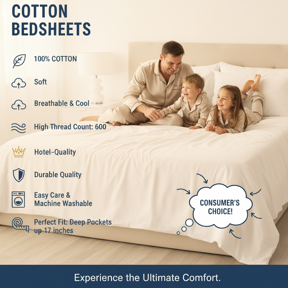 Rug Branch California Cotton Club Sheet Set - White