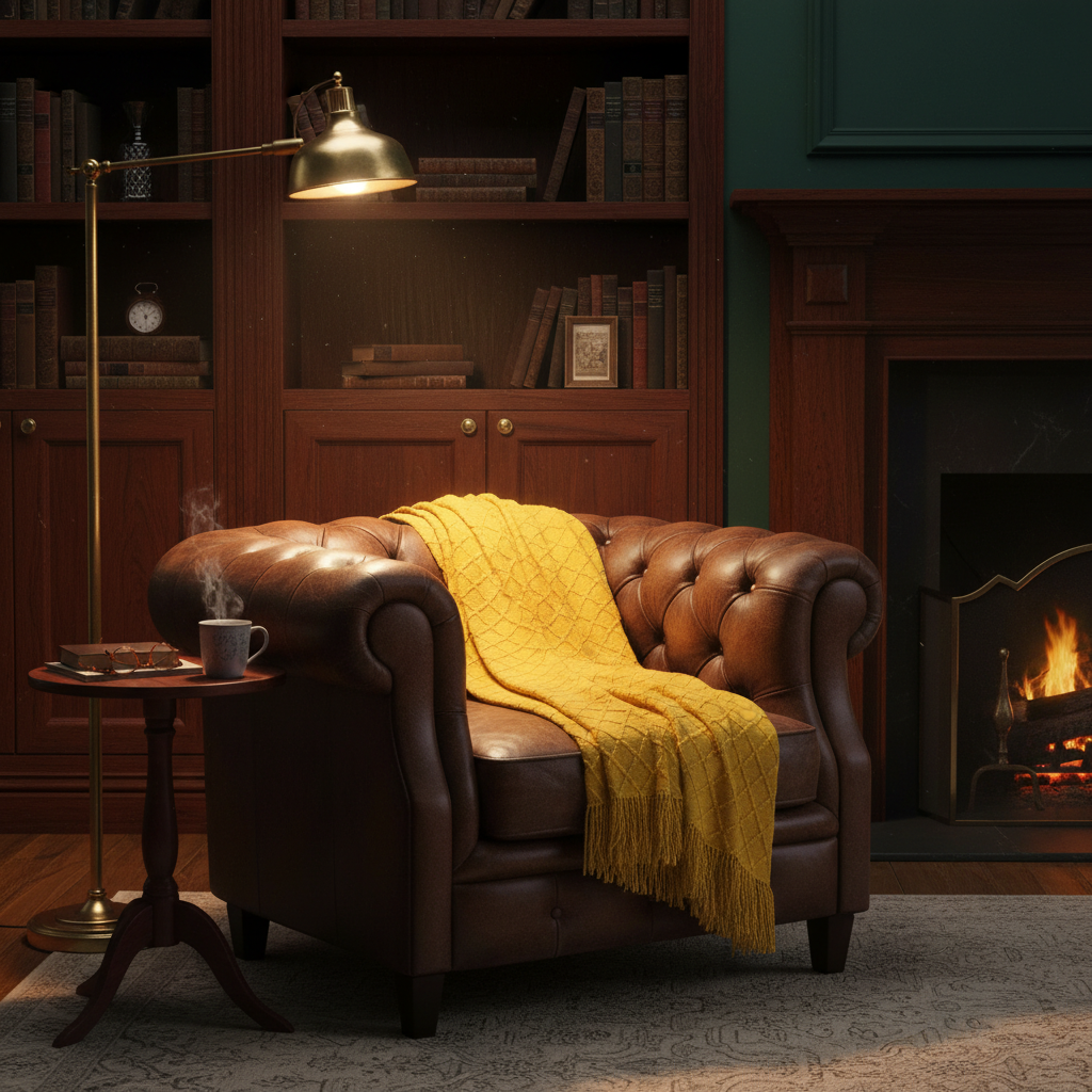Decorative Throw Yellow