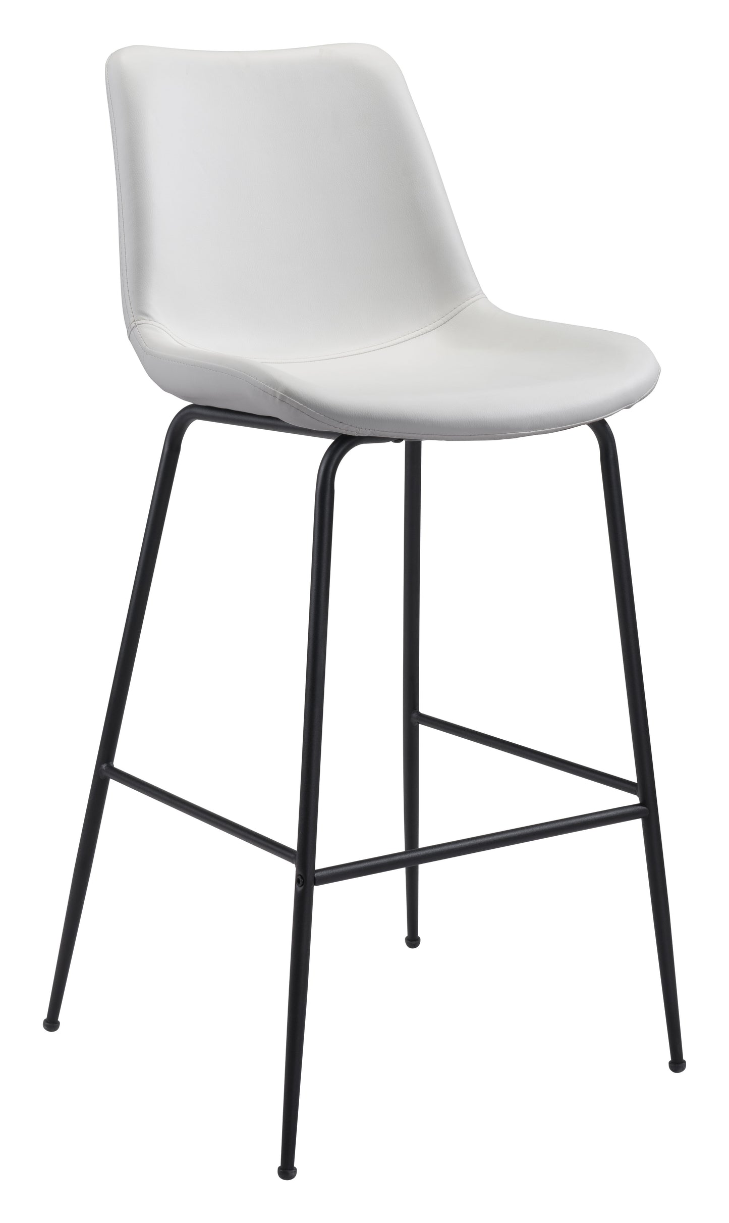 Tabouret de bar Byron blanc