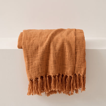 Decorative Throw Terracotta