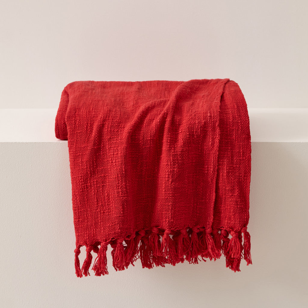 Decorative Throw Red