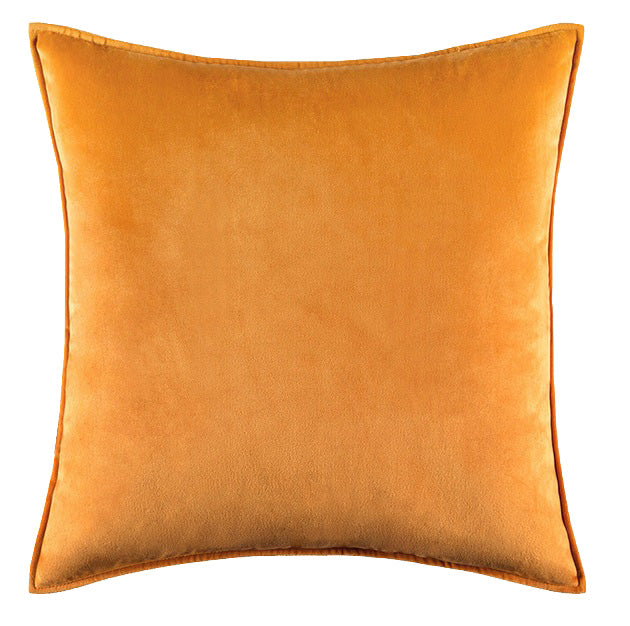 Soft Velvet Gilded Gold Pillow with Insert & Cover