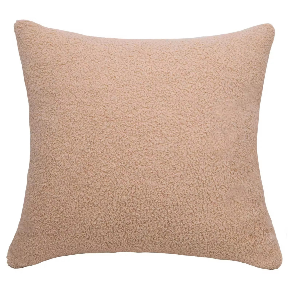 Textured Greige Pillow with Insert & Cover