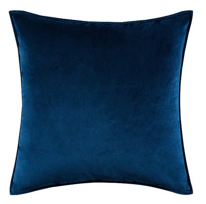 Soft Velvet Navy Blue Pillow with Insert & Cover