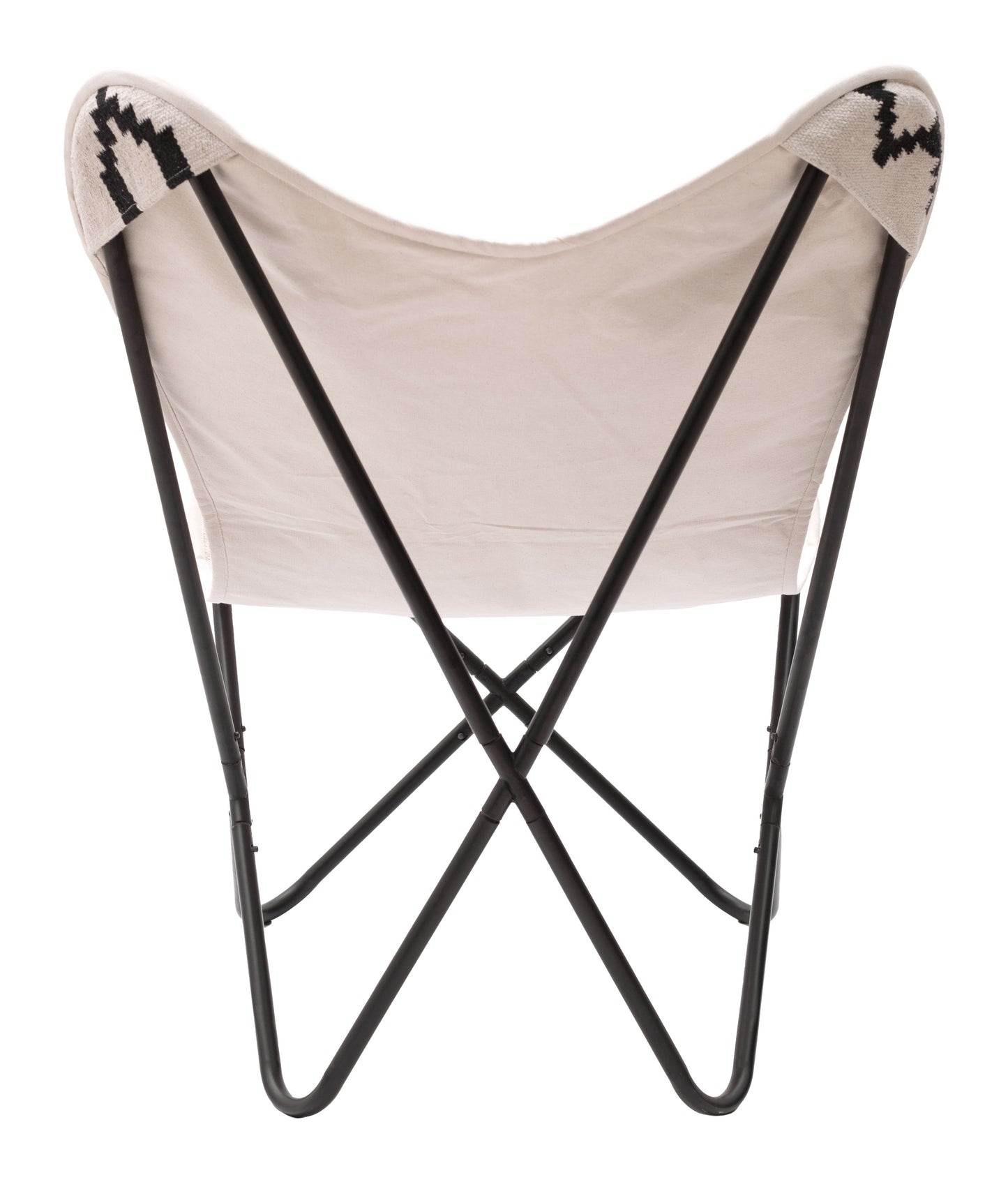 Accent Chair Beige & Black - Modern & Ergonomic Seating for Home & Office